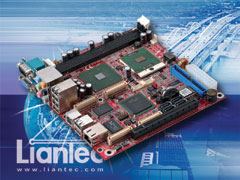 Liantec ITX-6910 EmBoard : Mini-ITX Intel Pentium M Platform with PCI-Express x16 Graphics and Tiny-Bus Modular Expansion Solution