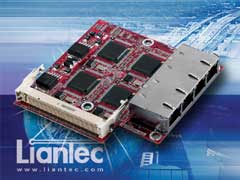 Liantec TBM-1240 Tiny-Bus Multiple Ethernet and Mini-PCI Module